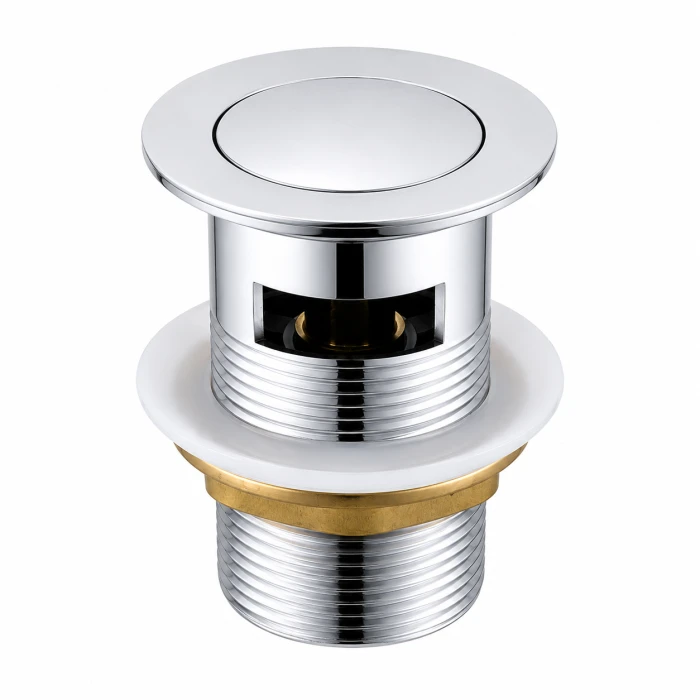 Solid Brass Basin Pop Up Waste with Overflow