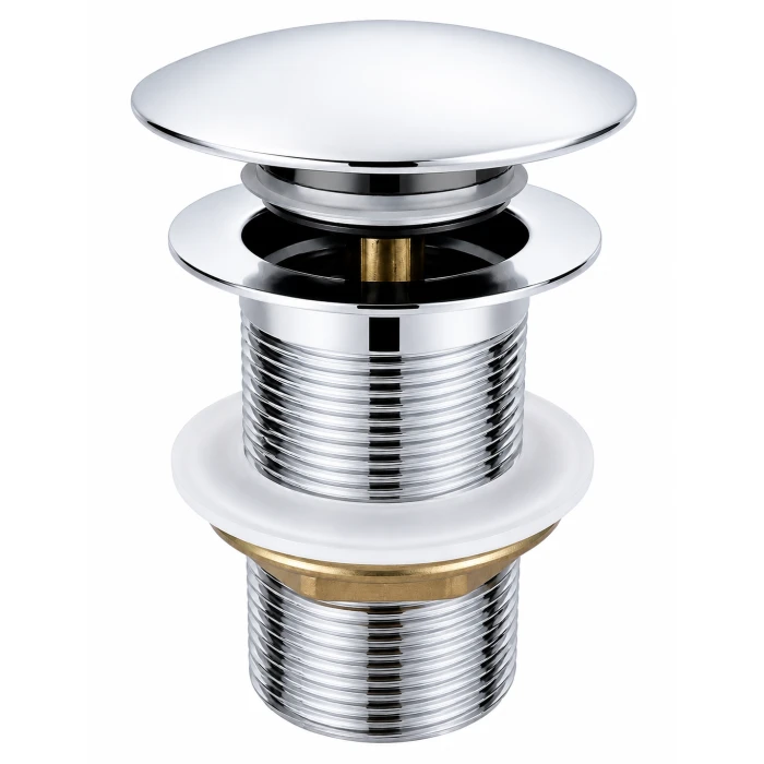 Solid Brass Basin Pop Up Waste No Overflow