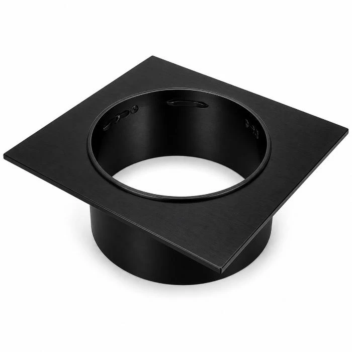 Tile Insert POP waste  outlet Black