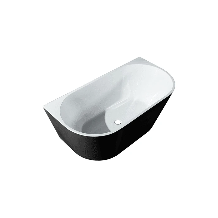 Regio Luna Back to Wall Double Curved Luxury Acrylic Bathtub Collection