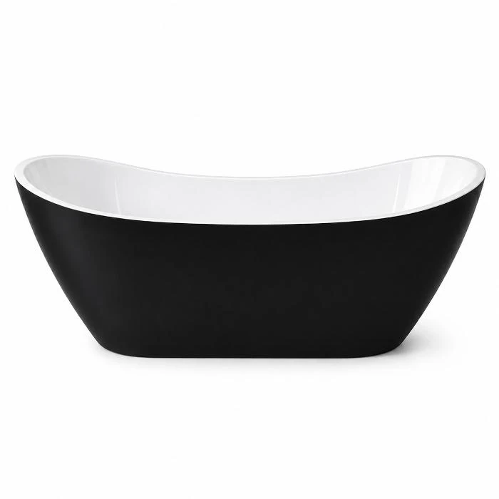 Regio Nova Freestanding Fluted Oval High Back Rest Contemporary Acrylic Bathtub Range