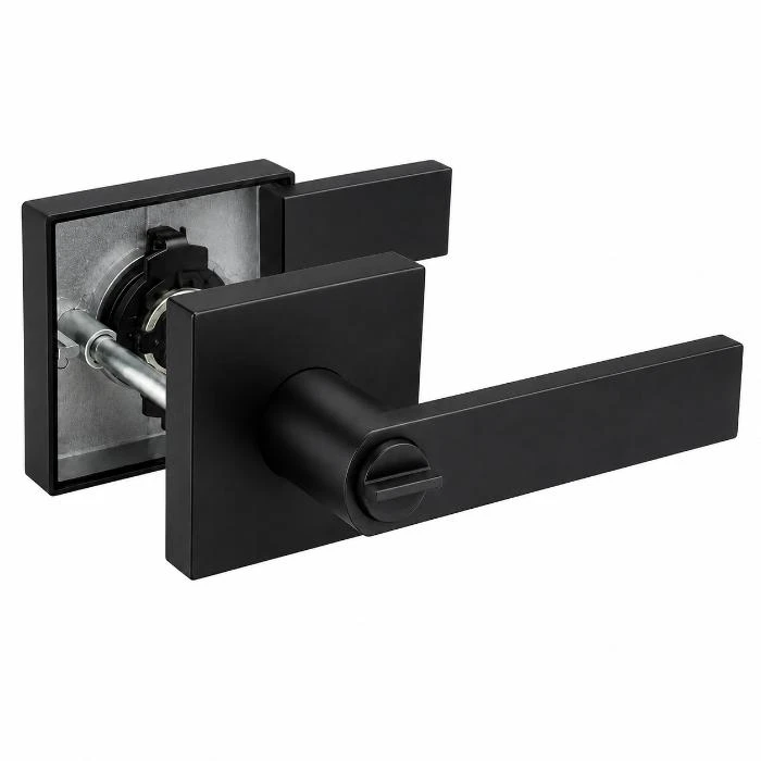Regio Square Privacy Lever Door Handle