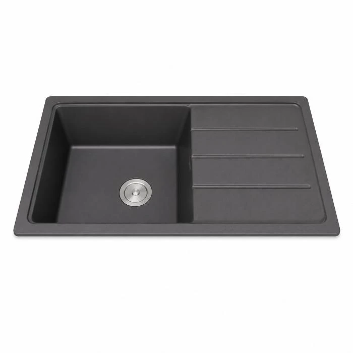 Regio TerraStone Premium Granite Single Bowl Kitchen Sink with Modern Designer Finish