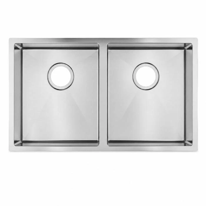 Regio 1084520 Series Pressed Stainless Steel Double Bowl Kitchen Sink