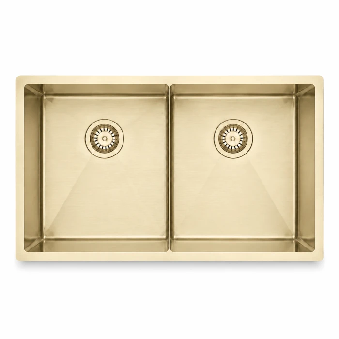 Regio 754420 Series Pressed Stainless Steel Double Bowl Kitchen Sink