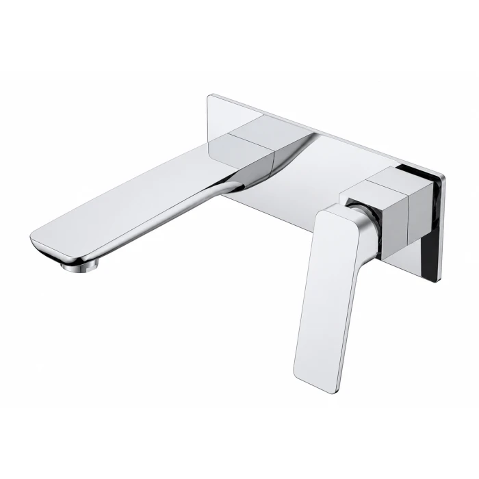 Regio Minerva Series Square Wall Mixer with Spout