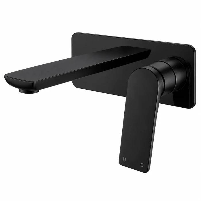 Regio Cacey Series Square Wall Mixer with Spout